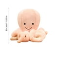 thumbnail image 3 of Plush Octopus Stuffed Animal - Cuddly Soft Squishy Hugging Toy for Kids, Emotional Support Comfort Doll for Sleeping, Anxiety Relief Gift for Children (1 pc), 3 of 6