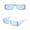 Blue, variant on Only Moment Women Large Sunglasses Polyester UV 400 Glasses Oversized Classic Trend Ladies Sunglasses Sparkling Large Frame Red One Size