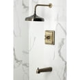 thumbnail image 2 of Kingston Brass KB6143AX Revival Single-Handle Pressure Balanced Tub and Shower Faucet, Antique Brass, 2 of 7