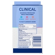 Secret Clinical 100HR Antiperspirant Deodorant, Invisible Solid, Stress Response, 1.6 oz (2 Pack)