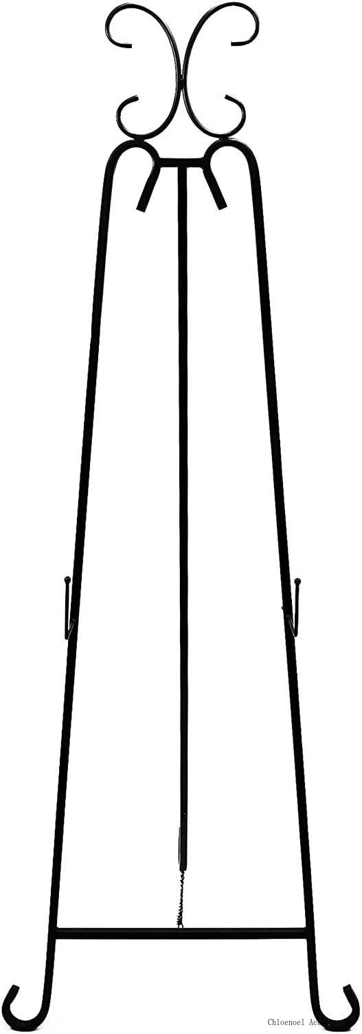 Metal Easel Display Stand Decorative Black Picture Easel Stand For Wedding Sign, Painting