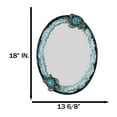 thumbnail image 2 of 18"H Large Coastal Marine Blue Sea Turtles With Ocean Waves Wall Mirror Decor, 2 of 9
