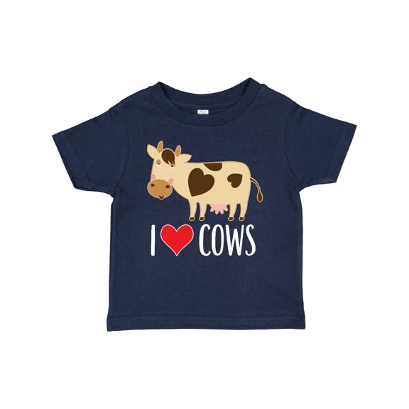 Inktastic I Love Cows Dairy Farmer Boys or Girls Baby T-Shirt