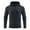 Gray, variant on ZUKMRJPC Men Full Zip Athletic Jacket Slim Fit Quick Dry Fleece Lined Warm Hoodies Casual Lightweight Outdoor Athletic Running Jacket