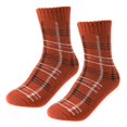 thumbnail image 1 of Calcetines de lana Vintage para mujer, calcetín abrigado con diseño de tiras clásicas, calcetín de moda para mujer, invierno cálido y grueso, 1 par, 1 of 5