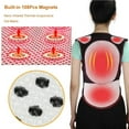 thumbnail image 4 of 2Pcs 108 Magnet Heating Belt Hot Compress Shoulder Protection Neck Protection Vest, 4 of 8