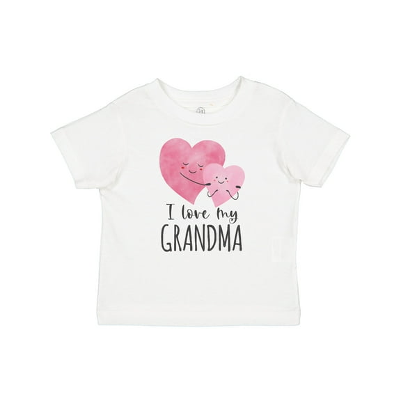 Inktastic I Love My Grandma Two Hugging Hearts Boys or Girls Baby T-Shirt