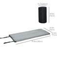 thumbnail image 3 of Outsunny Sleeping Mat, 2.8'' Memory Foam Sleeping Pad w/ Travel Bag, Grey, 3 of 10