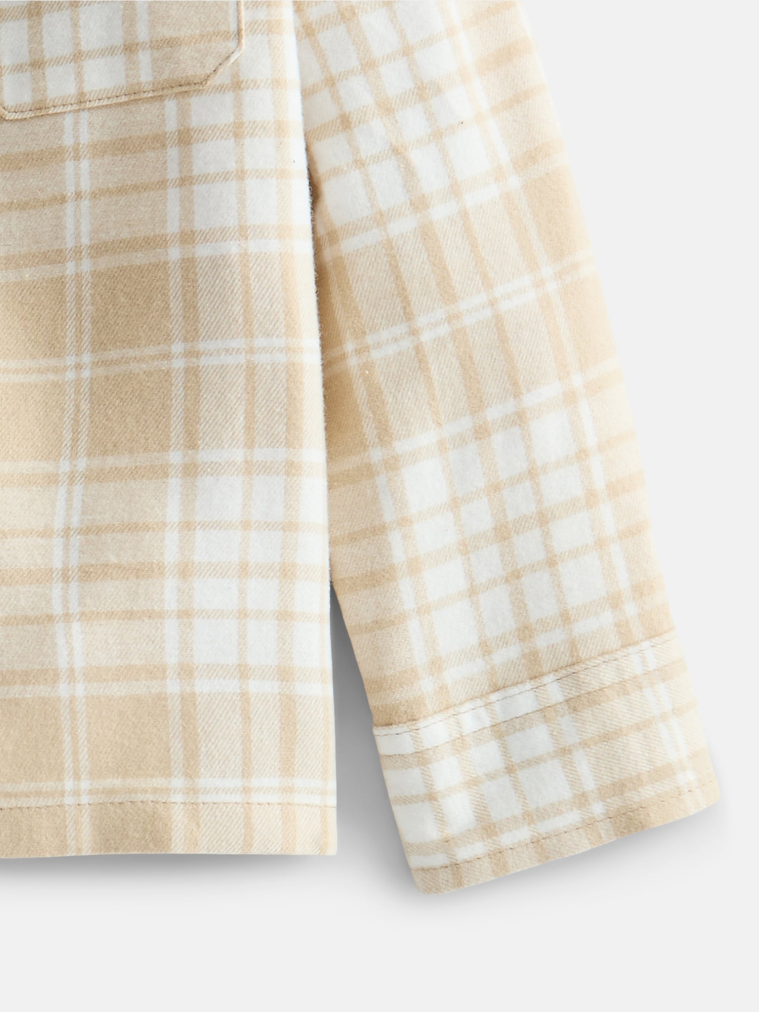 Wonder Nation Toddler Boys' Flannel Shirt with Long Sleeves, Sizes 12M-5T