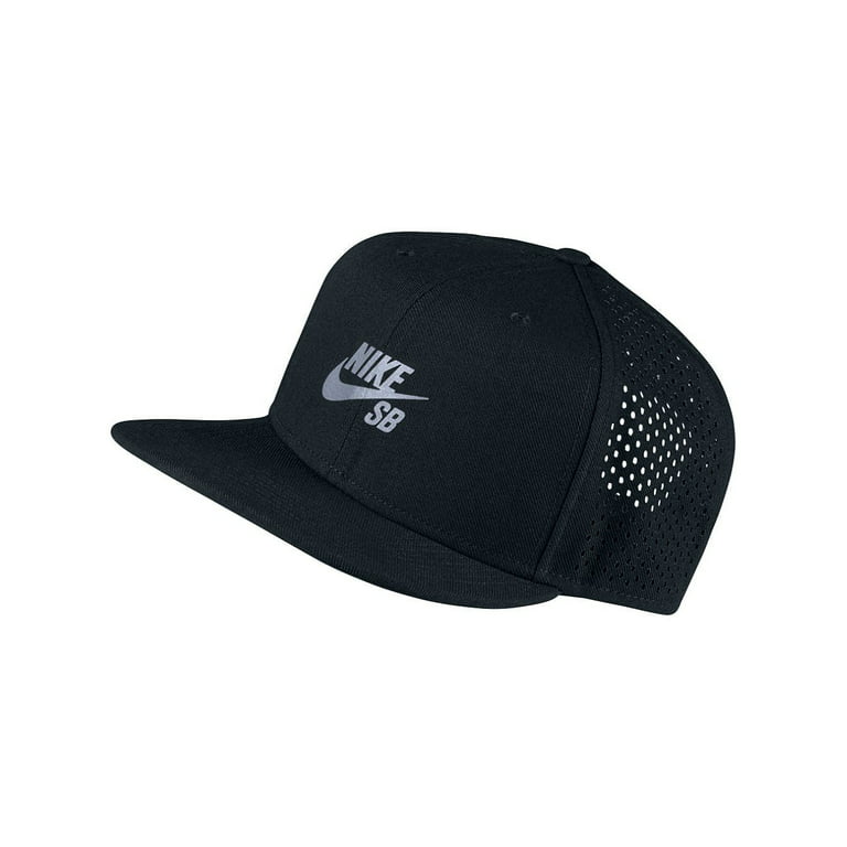 detrás ir al trabajo erosión Nike Mens SB Performance Pro Trucker Snapback Hat Black/Reflective Silver -  Walmart.com