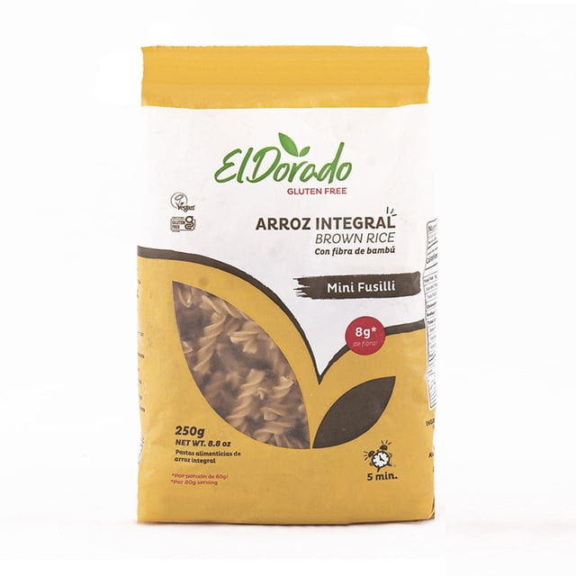 El dorado - Fusilli Integral 250 grs Gluten Free