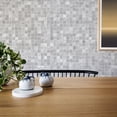 thumbnail image 2 of Tempaper Mosaic Tile Grey Peel and Stick Wallpaper, 20.5" x 33', 2 of 5