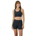 thumbnail image 2 of Hanes Women's Originals Supersoft Crop Top & Boxer Shorts Set, Comfywear Loungewear Set, 2 of 5