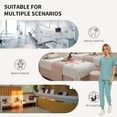 thumbnail image 6 of VIAOLI Womens Scrub Set - V-Neck Top and Elastic Waist Jogger Pants for Nursing Workwear, Multiple Colors, Sizes S-XXL, 6 of 6