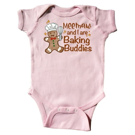 

Inktastic Meemaw And I Are Baking Buddies Gift Baby Boy or Baby Girl Bodysuit