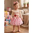 thumbnail image 4 of Cjfdfy Newborn Baby Girls 1St Birthday Outfit Berry Sweet One Embroidery Romper And Tulle Skirt Headband 3Pcs Set Infant Cute My First Birthday Fall Winter Outfit 6-18M, 4 of 9