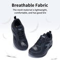thumbnail image 5 of B BESUNEW Women's Plantar Fasciitis Orthotic Shoes Wide Toe Box Arch Support Walking Sneakers Black US 10, 5 of 8
