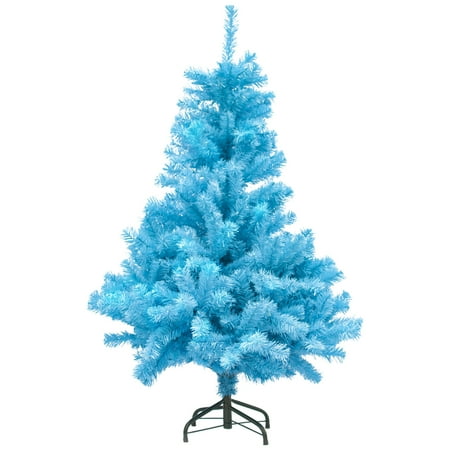 Northlight Full Pine Artificial Christmas Tree - 4' - Cerulean Blue - Unlit