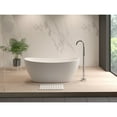 thumbnail image 4 of 24x15" Modern Diatomite Stone Medium Bath Mat in White, 4 of 5