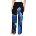 thumbnail image 3 of Haiem Blue Viper Snake Women's Pajama Pants Ultra Lightweight Pjs Bottoms Sleepwear Bottom Pants With Pocket Drawstring-Medium, 3 of 9