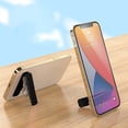 thumbnail image 1 of Adjustable Phone Stand Adjustable Phone Stand W Shaped Folding Aluminum Alloy Material Small And Thin Easy To Install Space Saving Design For Home Compatible, 1 of 4