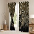 thumbnail image 3 of Castle Fairy Deer Black Out Curtains,Abstract Camouflage Curtains Pack of 2 (42x63 Each), 3 of 6