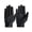M, variant on Touch Black Leather Protective Gloves Abrasion Proof Winter Warm Breathable Adjustable Closures for Labor Cycling