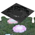 thumbnail image 3 of Flmtop Garden Pavement Flower Shaped Decorative Stepping Stone Mold DIY Mould Tool, 3 of 9