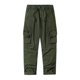 thumbnail image 1 of Puntoco Pantalones casuales largos para hombre Pantalones casuales de moda para hombre de color sólido con bolsillos con cremallera y cintura elástica largos, 1 of 4