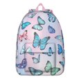 thumbnail image 1 of Fashion Butterfly Print Vintage Backpack – Large Capacity Travel Backpack with Durable Oxford Material and Anti-theft Multifunctional Design for School, Gym, and Campus Commuting, 1 of 4