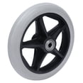 thumbnail image 3 of Ruedas de Silla de Ruedas, Operación Estable de Rueda Sólida de 6 Pulgadas Capacidad de Transporte Grande Instalación Fácil 608 ZZaz Colede Para Caminadores para Rolladores, 3 of 7