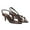 Brown, variant on YDN Women Crisscross Strap Open Toe Sandals Buckled Thin Strap Kitten Low Heels Party Night Club Dressy Shoes Size 7 Brown