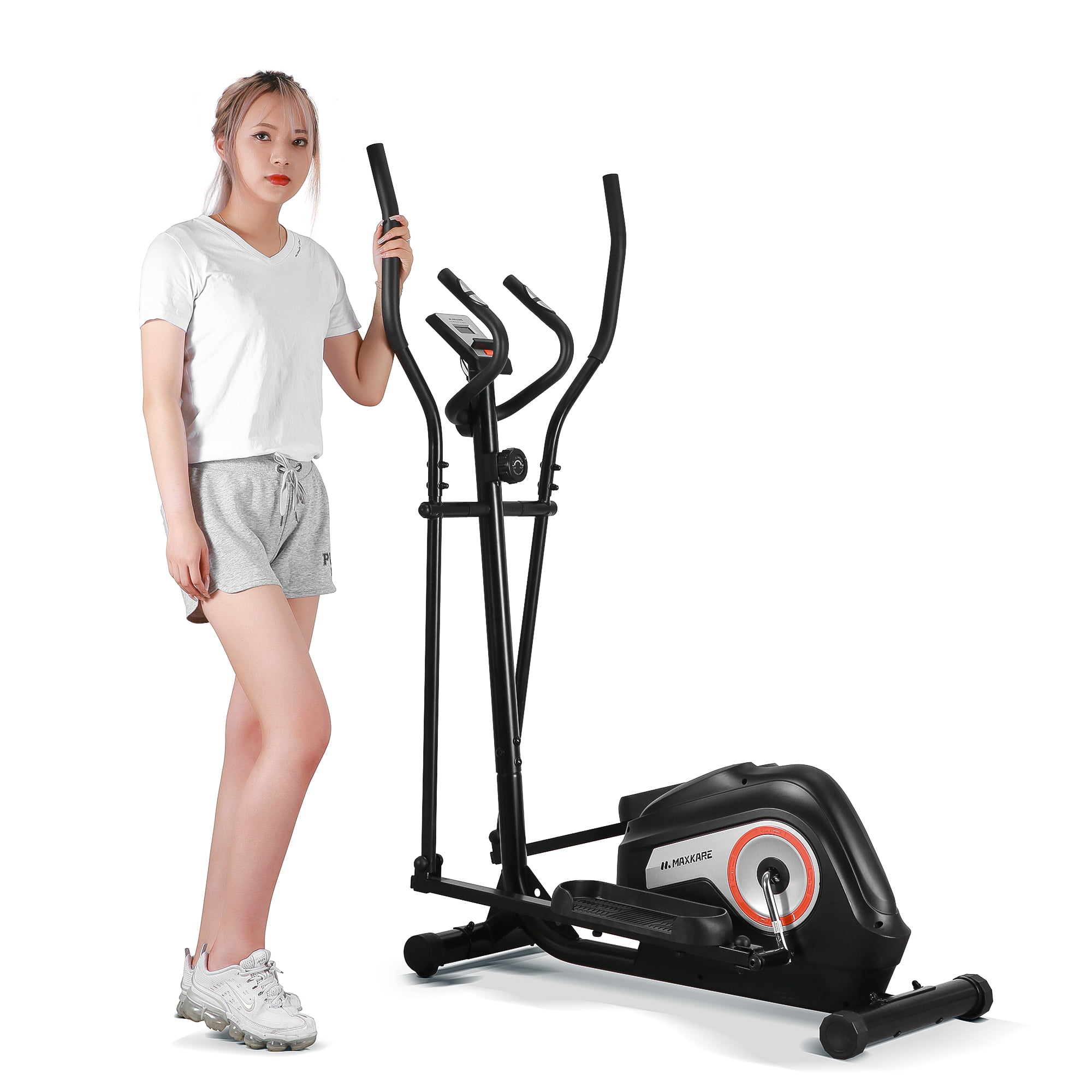 Details about   ANCHEER Magnetic Elliptical Machine Home Trainer Machine with APP LCD Monitor. 