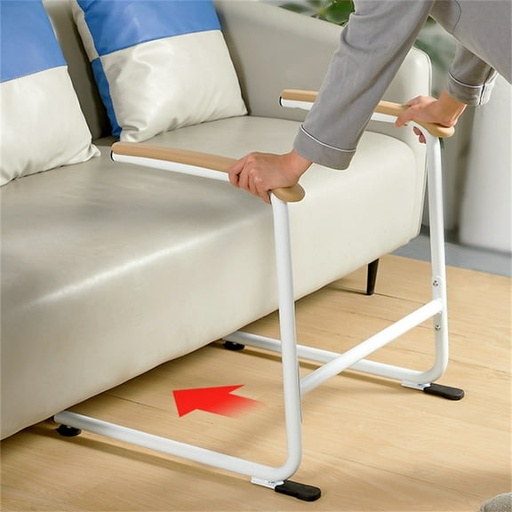 Tohu Standing Assist Aid for Elderly, 330lb Carbon Steel Chair Sofa Lift Assistant with Non-Slip Handles & Foot Pad