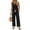 Black, variant on AzureSilk Two Piece Sets for Women Summer Spring Outfits Tank Square Neck Sleeveless Vacation Lounge Wide Leg Pants Set