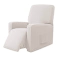 thumbnail image 1 of facefd Elastic Recliner Sofa Cover Non Slip Soft Armchair Slipcover White, 1 of 9
