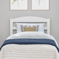 thumbnail image 6 of AFI Warren 14" Twin XL Wood Platform Bed Frame with Slatted Headboard, White, 6 of 12