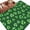 Light Green Dark Green, variant on Entryway Rug 2'x3', St. Patrick's Day Small Rug for Kitchen Bathroom Door Mat Indoor Entrance, Green Lucky Clovers Watercolor Rustic Non-Slip Area Rugs Floor Mats Carpet Front Door Rugs