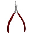 thumbnail image 2 of JEWEL TOOL 5" (12.7 cm) 30° Bent Slim Nose Pliers | Comfortable Red PVC Handles | High-Quality Stainless Steel, 2 of 2