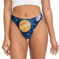 thumbnail image 1 of Fotbe Planets And Stars1 Tanga Sin Costuras para Mujer con Estampado – Panties Invisibles, Transpirables y Cómodos para Uso Diario-X-Large, 1 of 6