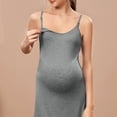 thumbnail image 7 of Nuoqisi Maternity Nursing Strap Long Dress - Postpartum Breastfeeding Casual Sleep Dress for Plus Size Pregnancy, 7 of 7