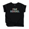 thumbnail image 4 of Pastel Preschool Shirt for Toddlers, Youth and Women Cute Trendy School Tee for Adults and Kids Black Shirt 4T, 4 of 5