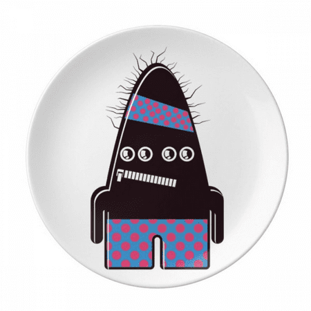 

Universe And Alien Black Monster Plate Decorative Porcelain Salver Tableware Dinner Dish