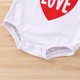 thumbnail image 3 of Gibobby Ropa Para Bebe Infant Girls Valentine's Day Manga larga Corazones Impreso Pullover Recién nacido Sudadera Body(Blanco, 6-12 Meses), 3 of 5