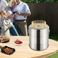 thumbnail image 4 of Portable Barbecue Charcoal Barrel Grill  with Grilling Accessories Set, 4 of 18