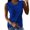 Blue, variant on Hiiyo Women's Lace Tank Top Summer Casual Sleeveless Shirt, White M