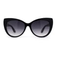 thumbnail image 2 of Girls Kids Size Oversize Cat Eye Retro Sunglasses Black Smoke, 2 of 4