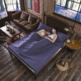 thumbnail image 1 of Saco de Dormir Ligero de Verano Baoblaze para Viajes Camping Hotel Exteriores Tamaño L Color Cian, 1 of 7
