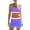 Z50Purple, variant on High Waisted Bikini Sets for Women Modest Swimsuits Cute 3 Piece Bathing Suits Neon Swimwear with Skirt Black XL