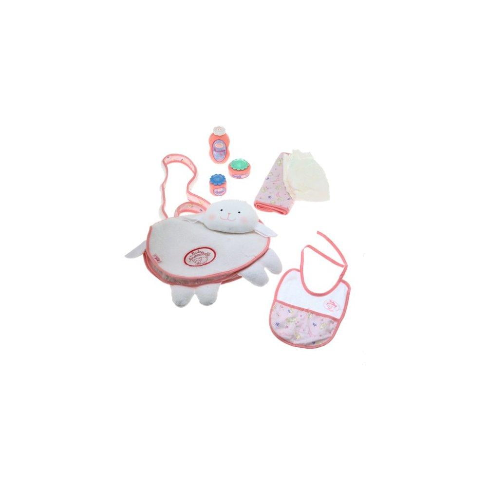 baby annabell with changing bag